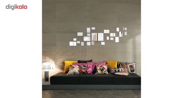 آینه پلکسی گلس دکووال مدل A9 بیست و دو تکه