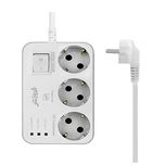 محافظ ولتاژ فروزش مدل سه خانه ارت دار کد 1/8 FR300