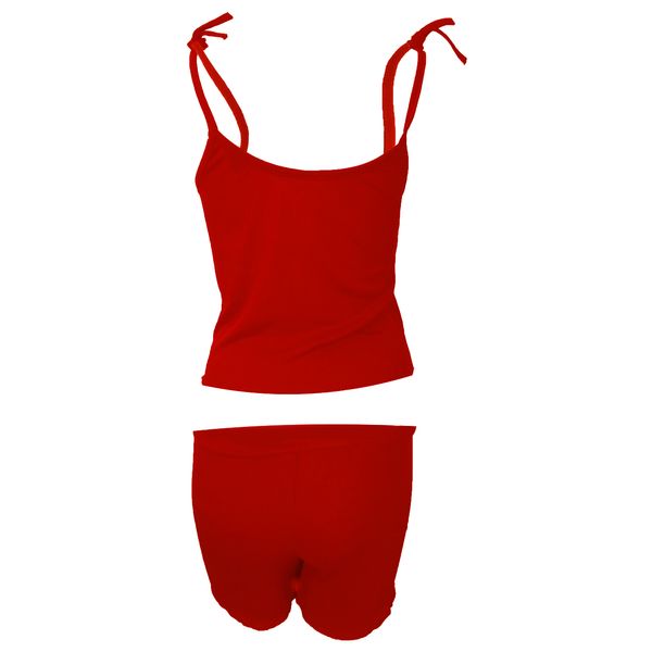 ست تاپ و شلوارک زنانه مدل  SIMPLE کد tm-2282 