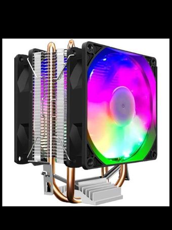 خنک کننده پردازنده لاوینگ کول 2 فن RGB مدل LC-300