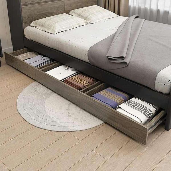 تخت خواب یک نفره مدل ویترین دار سایز 120×200 سانتی متر