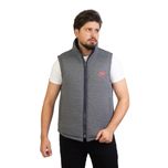 پافر مردانه ملانژ مدل دو رو (سرمه ای)