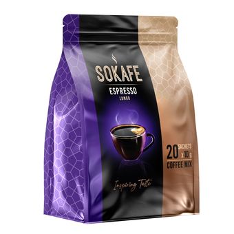 قهوه اسپرسو سوکافه - 10 گرم بسته 20 عددی 