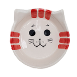 ظرف آب و غذای سرامیکی گربه پرس‌پت مدل طرح گربه (سایز متوسط) / PersPet Ceramic Cat Water & Food Bowl CM3