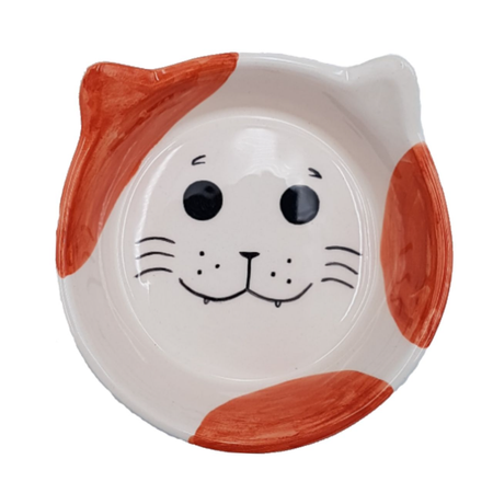 ظرف آب و غذای سرامیکی گربه پرس‌پت مدل سرامیکی (سایز متوسط) / PersPet Ceramic Cat Water & Food Bowl CM6)