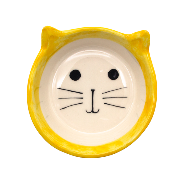 ظرف آب و غذای سرامیکی گربه پرس‌پت مدل سرامیکی (سایز متوسط) / PersPet Medium Ceramic Cat Water & Food Bowl CM1