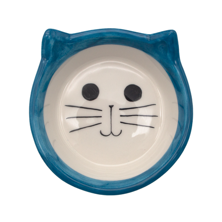 ظرف آب و غذای سرامیکی گربه پرس‌پت مدل سرامیکی (سایز متوسط) / PersPet Medium Ceramic Cat Water & Food Bowl CM1