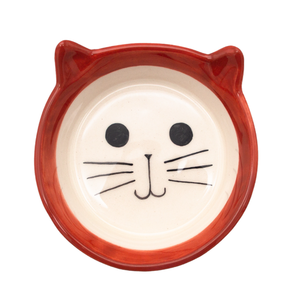 ظرف آب و غذای سرامیکی گربه پرس‌پت مدل سرامیکی (سایز متوسط) / PersPet Medium Ceramic Cat Water & Food Bowl CM1