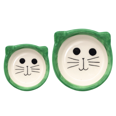 ظرف آب و غذای سرامیکی گربه پرس‌پت مدل سرامیکی (سایز کوچک) / PersPet Ceramic Cat Bowl Small CS1