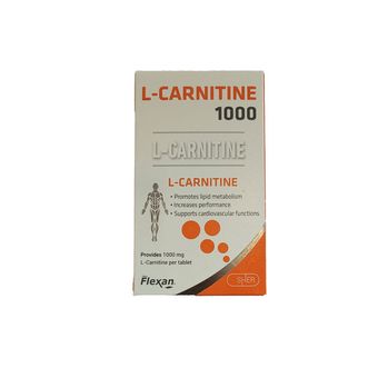 قرص ال کارنیتین 1000 میلی گرم فیشر فلکسان بسته 30 عددی*226