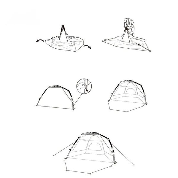 چادر ساحلی اتوماتیک نیچرهایک کد CNK2300ZP023