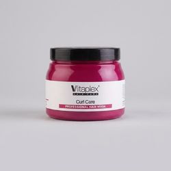 ماسک مو ویتاپلکس مدل CURL CARE مناسب برای موهای فر حجم 500 میلی‌لیتر