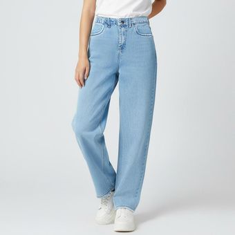 شلوار جین راسته زنانه دیان مدل نیم بگ