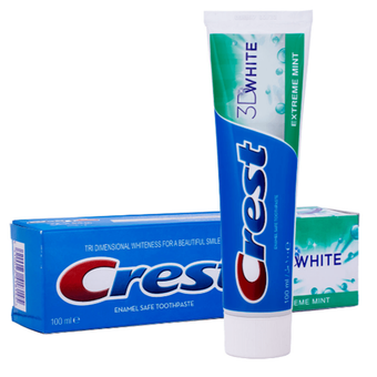 خمیر دندان CREST کرست 3D WHITE حجم 100g اصل آلمان