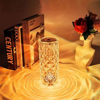 چراغ خواب و آباژور رومیزی مدل کریستالی