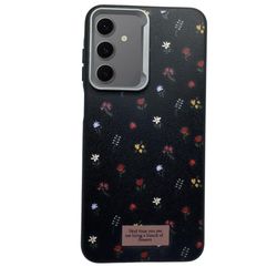 کاور طرح چرمی مدل گل ریز مناسب برای گوشی موبایل سامسونگ Galaxy S24FE