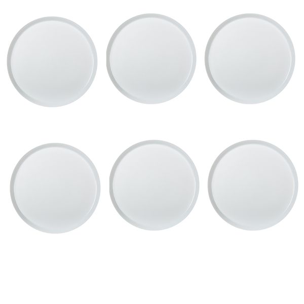 پیش دستی زی مدل فرم اس 18 سفید درجه یک بسته شش عددی