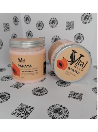 کرم مرطوب کننده ویتال ریچ پاپایا 500 میل