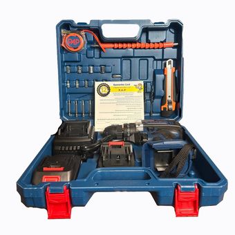 دریل شارژی 21 ولت لیتیوم چکشی دو باطری پی ای پی مدل PAP CID-2126