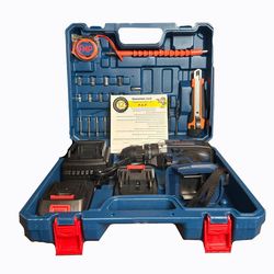 دریل شارژی 21 ولت لیتیوم چکشی دو باطری پی ای پی مدل PAP CID-2126