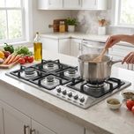 اجاق گاز صفحه ای داتیس مدل DS-515 STEEL