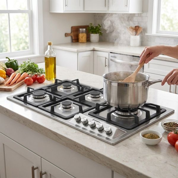 اجاق گاز صفحه ای داتیس مدل DS-515 STEEL