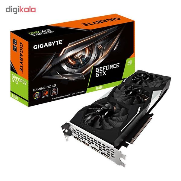 کارت گرافیک گیگابایت مدل GeForce GTX 1660 GAMING OC 6G استوک