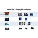 کابل تبدیل 1 به 2 USB-C باسئوس One For Two طول 1.5 متر