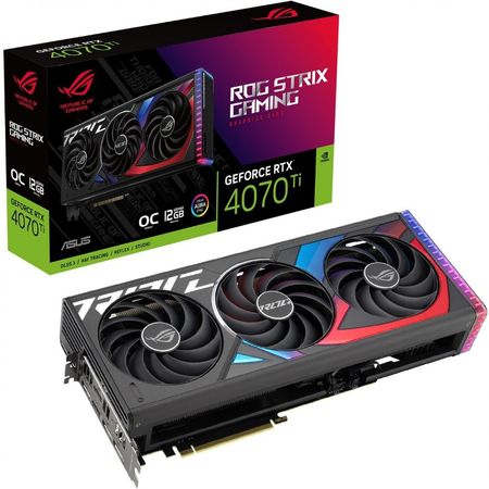 Graphic Card ASUS ROG STRIX GeForce RTX 4070 Ti OC 12GB GDDR6X