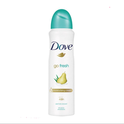 اسپری ضد تعریق داو مدل Go Fresh با رایحه گلابی و آلوئه ورا حجم 250 میل