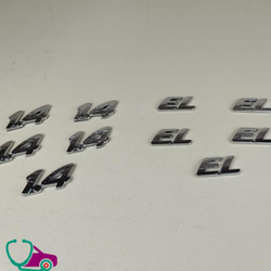 آرم EL1.4 پژو 206 روی گلگیر شرکتی ایساکو اصل 0030201799