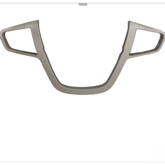 زه تزئینی روی فرمان دنا و دنا پلاس - نقره‌ای