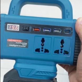 اینورتر هوشمند دو پریز چندمنظوره (Intelligent Inverter) قابل حمل تک باتری و دو باتری