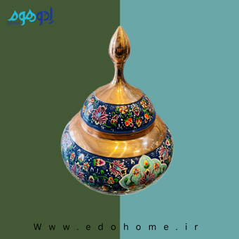 قندان مس‌ و میناکاری سلطان