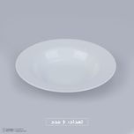 سرویس غذاخوری 28 پارچه چینی زرین ایران سری رادیانس مدل سفید درجه یک