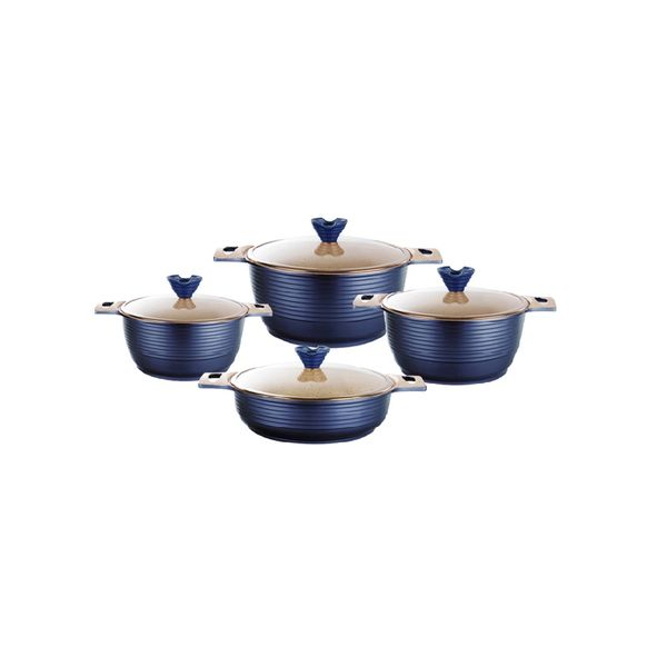 سرویس قابلمه و تابه گرانیتی 8 پارچه کاندید مدل اوربیت