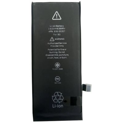 باتری موبایل مدل 00357-616 ظرفیت 1821میلی آمپر ساعت مناسب برای گوشی موبایل اپل iphone 8