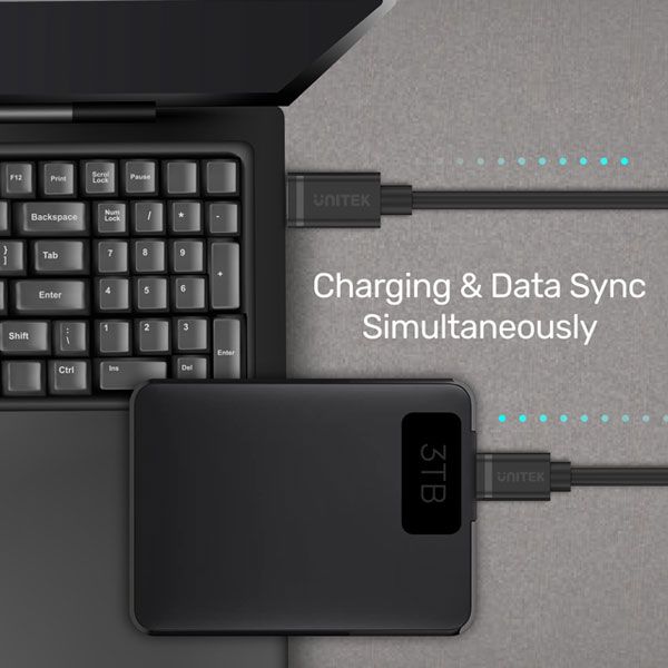 کابل تبدیل USB_C به Micro B یونیتک مدل Y-C473BK طول 1 متر(گارانتی 12 ماهه مارون)