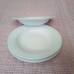 بشقاب خورش خوری چینی زرین ایران مدل h20 بسته 6 عددی