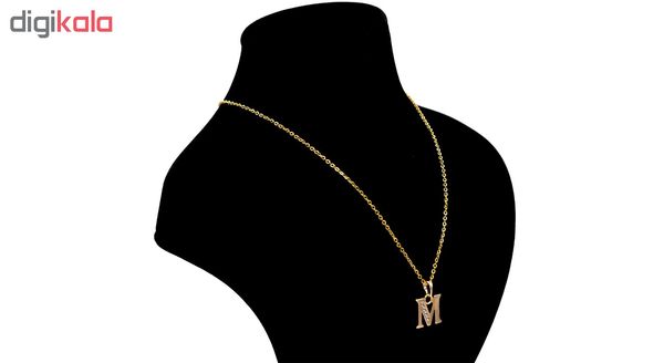 گردنبند بهارگالری مدل حرف M*372