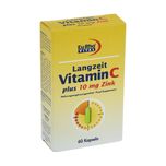 کپسول ویتامین ث C و زینک 10 میلی گرمی  بسته 60 عددی