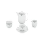 سرویس غذاخوری 98 پارچه 12 نفر چینی زرین ایران مدل کواترو مونت کارلو درجه عالی