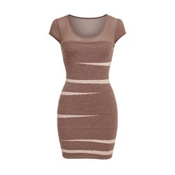 پیراهن بافتنی یقه گرد زنانه ورو مدا مدل 3653629