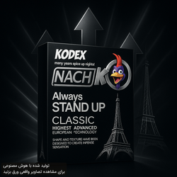 کاندوم ناچ کدکس مدل STAND UP بسته 3 عددی
