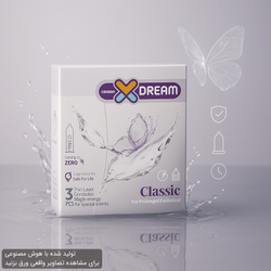 کاندوم ایکس دریم مدل کلاسیک بسته 3 عددی