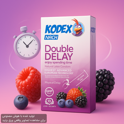 کاندوم ناچ کدکس مدل Double Delay بسته 10 عددی