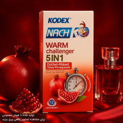 کاندوم ناچ کدکس مدل Warm challenger بسته 12 عددی