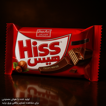 ویفر شکلاتی هیس شیرین عسل - 40 گرم