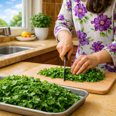 گشنیز خام - 500 گرم