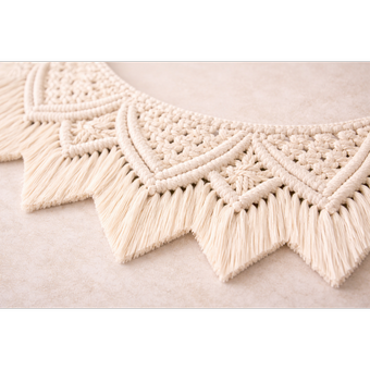 آینه مکرومه مدل خورشید